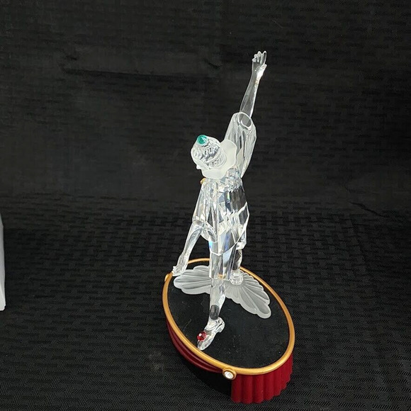 Swarovski Crystal Figurine SCS 1999 Masquerade Pierrot Box Stand COA Mint - Picture 2 of 16